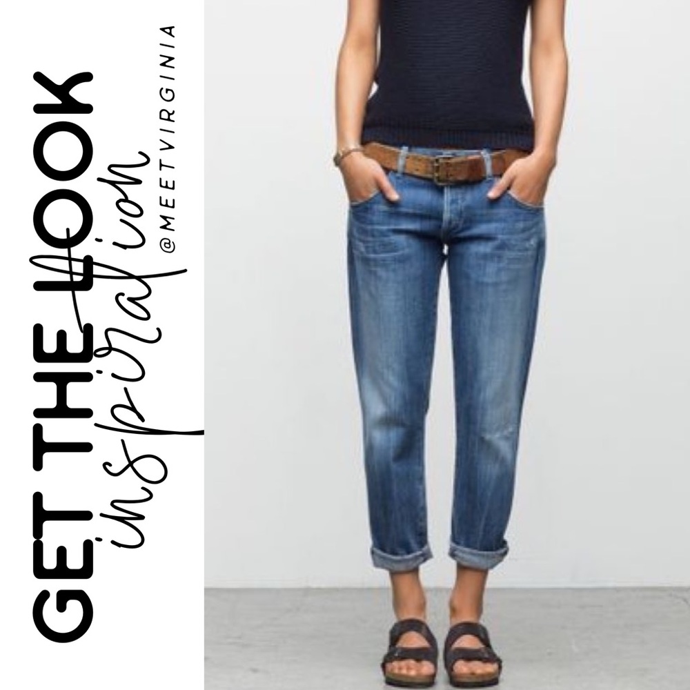 LOFT Boyfriend Cropped Jeans